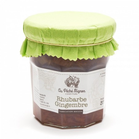 Au Pêché Mignon - Confiture de rhubarbe et gingembre 