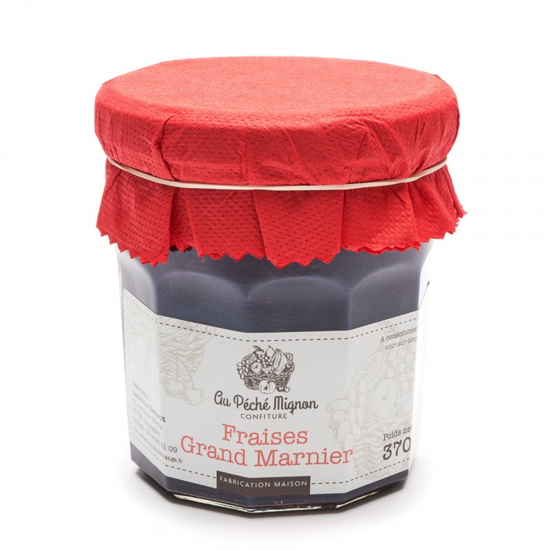 Au Pêché Mignon - Confiture de fraises Grand Marnier