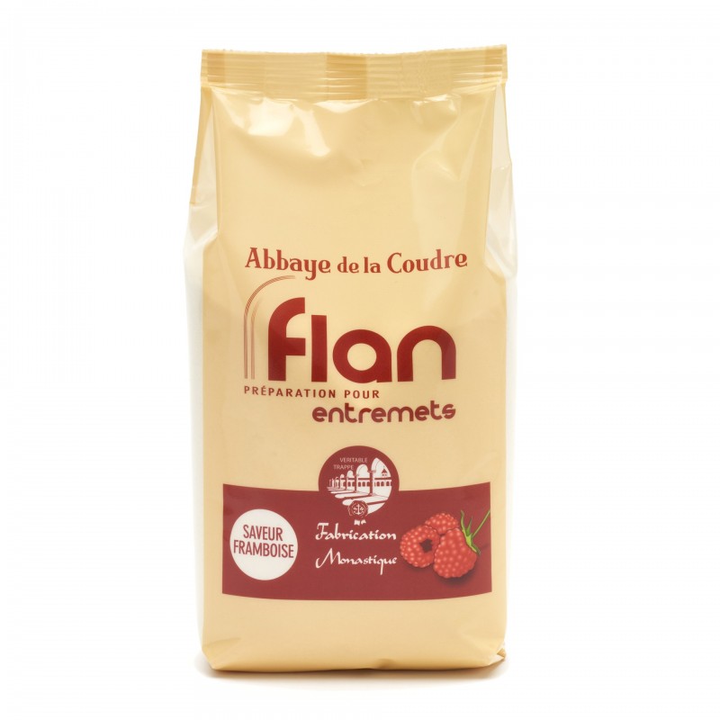 Abbaye de la Coudre - Flan saveur framboise