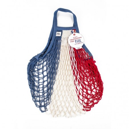 Filt - Shopping net blue white red