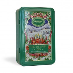 Provence d'Antan - Organic Christmas tea wild fruits iron box